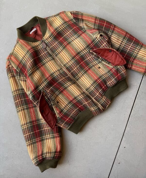 1980s emporio armani Plaid jacket