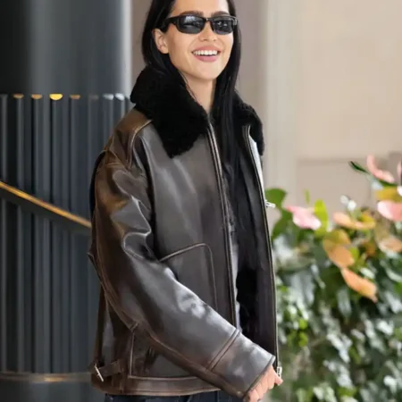 2026 Milan Fashion Week leather jacket