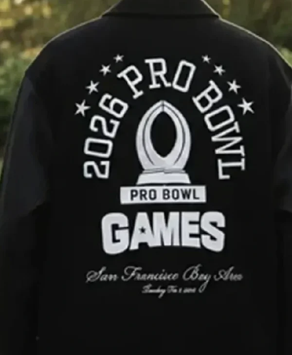 2026 Pro Bowl Games Black Jacket back style