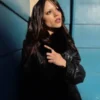 2026 Sundance Film Festival Jenna Ortega Leather Coat For Sale