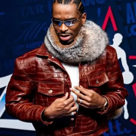 75th All-Star Game Shai Gilgeous-Alexander Leather Jacket for sale