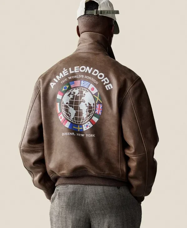 ALD Leather Flight Jacket