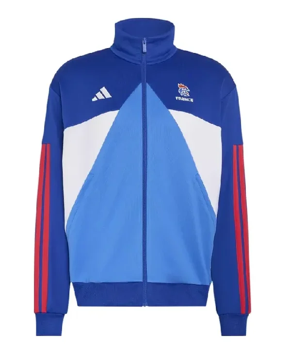 Adidas France 2026 2027 Track blue Jacket