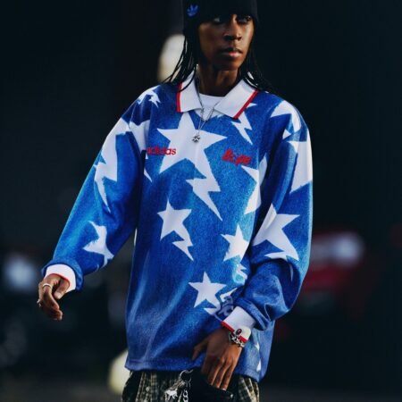 Adidas Originals and Bape Reunite Blue Shirt