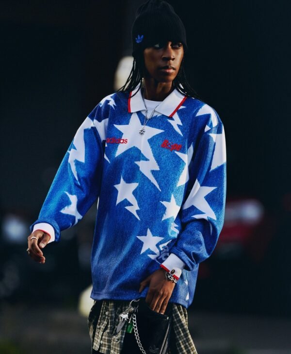 Adidas Originals and Bape Reunite Blue Shirt