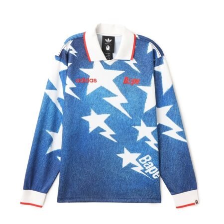 Adidas Originals and Bape Reunite Blue Shirt for sale
