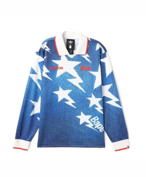 Adidas Originals and Bape Reunite Blue Shirt for sale