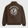Aime Leon Dore World’s Borough Leather Flight Jacket