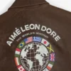 Aime Leon Dore World’s Borough brown jacket