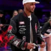 All-Star Celebrity Game Mookie Betts Black Varsity Jacket