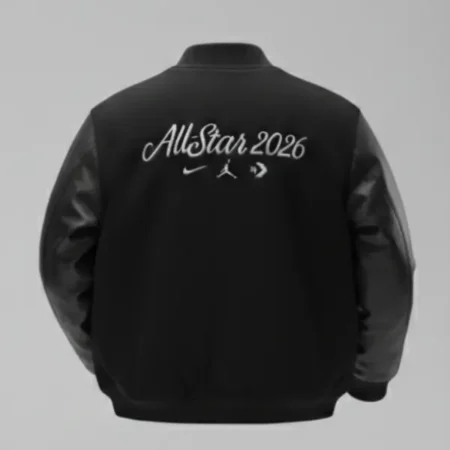 All Star Nike 2026 Black Varsity Jacket for sale