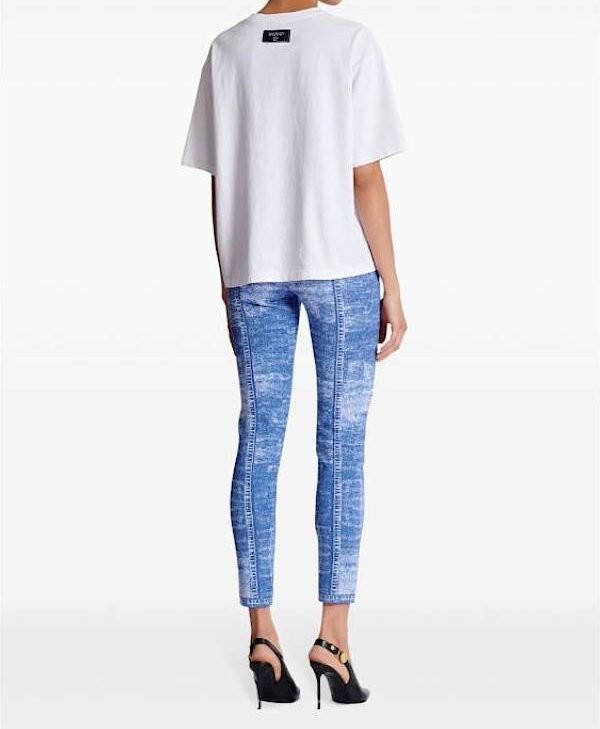 Amanda Frances RHOBH S15 White Lip Print Tee back