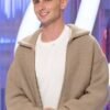 American Idol S24 Braden Rumfelt Beige Sweater Jacket