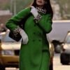 Anne Hathaway Green Coat