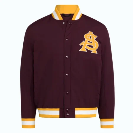Arizona State Sun Devils Maroon Coaches Dugout Jacket