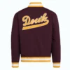 Arizona State Sun Devils Maroon Coaches Dugout Jacket back