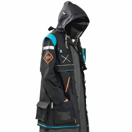 Arknights Doctor Black Long Coat side pose