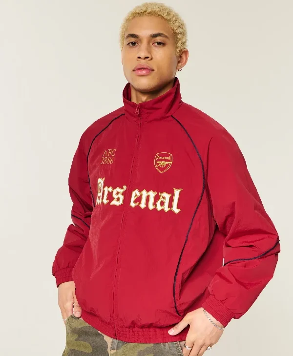 Arsenal F.C. Graphic Mock-Neck Jacket
