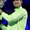 Australian Open Carlos Alcaraz Track Green Jacket