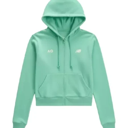 Australian Open Coastal Cropped Hoodie