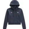 Australian Open Coastal Cropped blue Hoodie