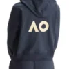 Australian Open Coastal Cropped blue Hoodie for sale