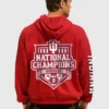 Aviator Nation Indiana Hoosiers National Champion red Hoodie for sale