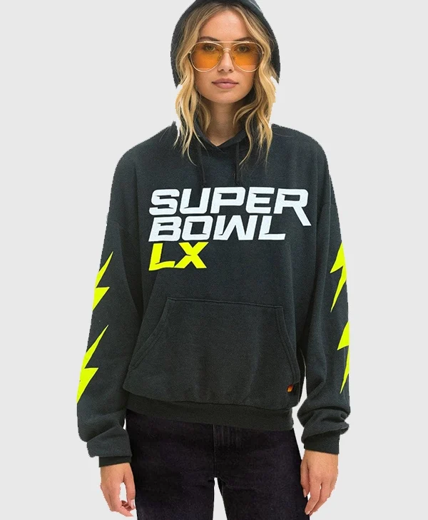Aviator Nation x Super Bowl LX Hoodie front