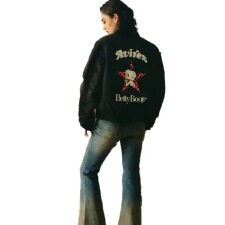 Avirex x Betty Boop black Jacket