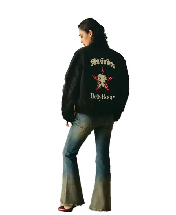 Avirex x Betty Boop black Jacket