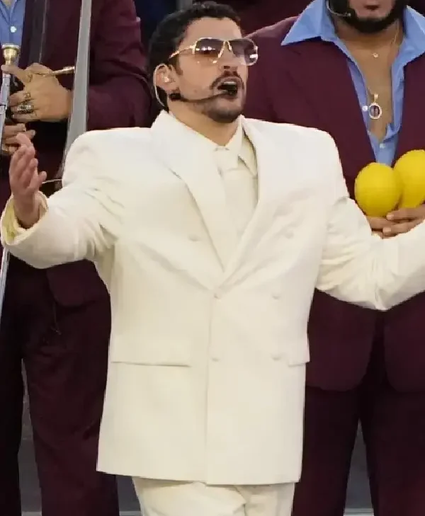 Bad Bunny Super Bowl LX Halftime Show Suit