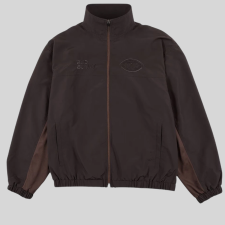 Bad Bunny x Super Tazón Brown Track Jacket