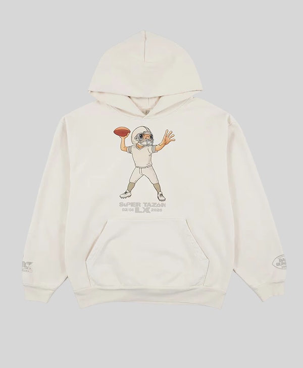 Bad Bunny x Super Tazón Off White Concho Hoodie