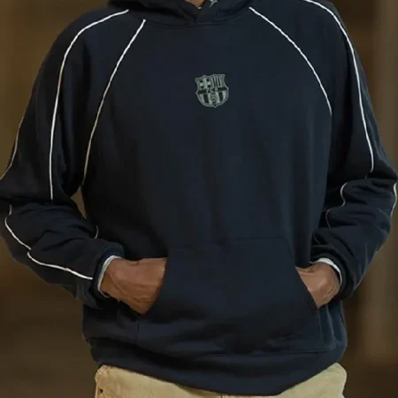 Barça Aftermatch Blue Hoodie