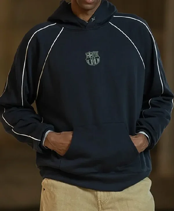 Barça Aftermatch Blue Hoodie