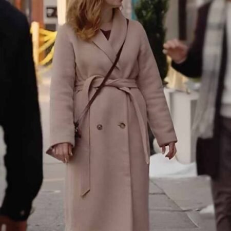 Because of Cupid 2026 Amy Groening Beige Coat