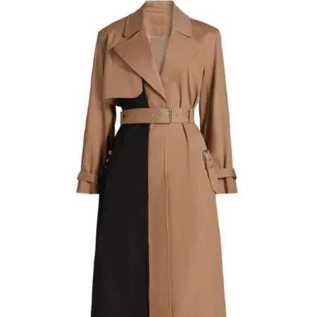 Beyond the Gates Arielle Prepetit Colorblocked Trench Coat