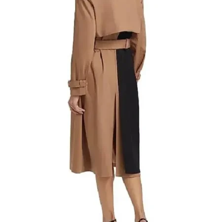 Beyond the Gates Arielle Prepetit Colorblocked Trench Coat back