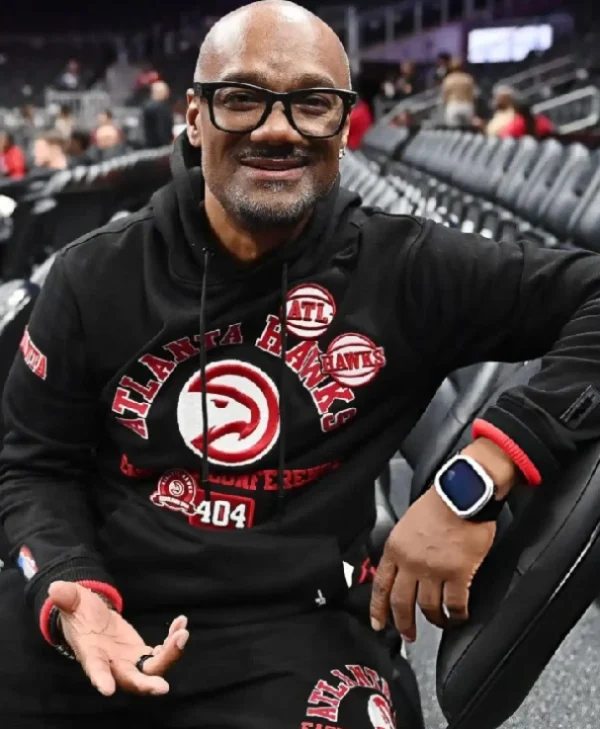 Big Tigger Houston Rockets v Atlanta Hawks Hoodie front