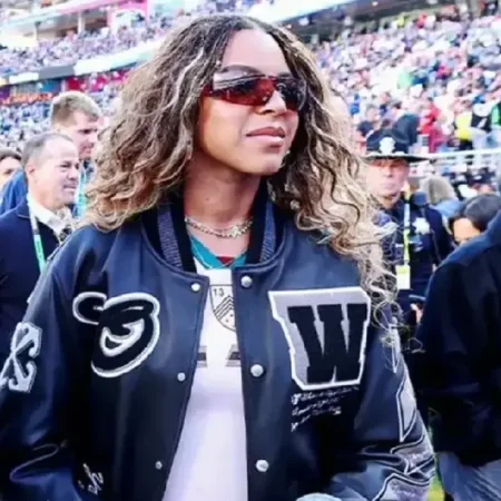 Blue Ivy Carter Super Bowl LX Off-White Jacket