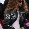 Blue Ivy Carter Super Bowl LX Off-White Jacket front