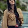 Bronagh Gallagher Suede Fringe Jacket