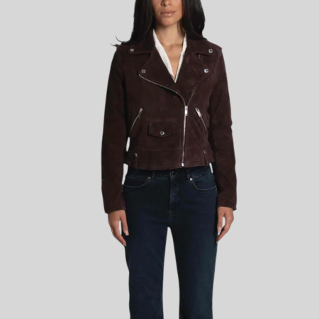 Brown Suede Jacket by Bod And Christensen