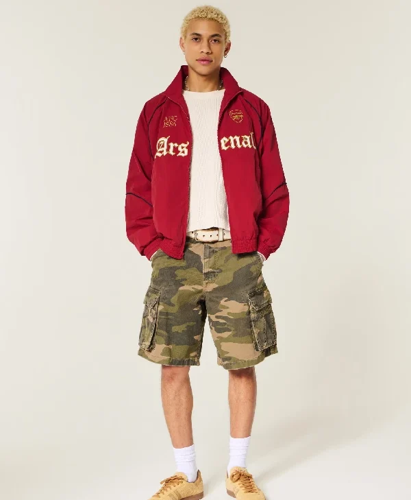 Buy Arsenal F.C. Graphic Mock-Neck Jacket