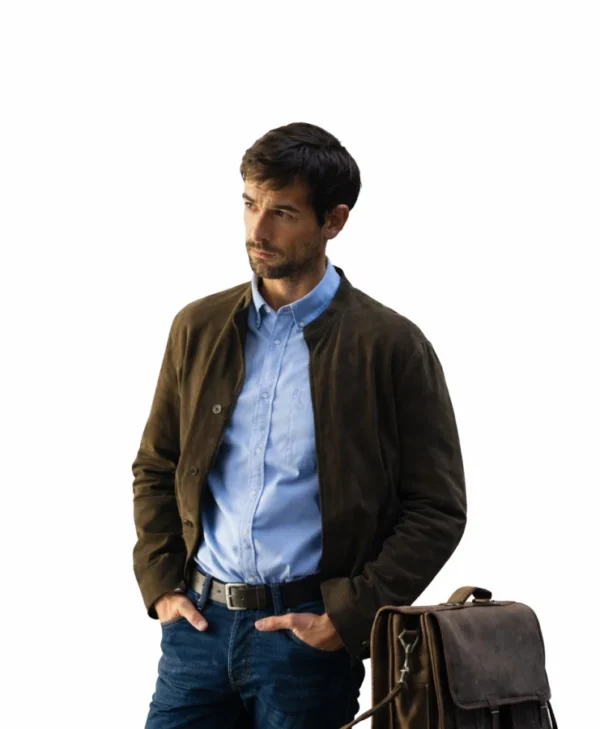 Buy Christopher Gorham Sheriff Country Suede Jacket