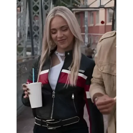 Buy Idolos Ana Mena Black Leather Jacket