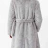 Celebrity Inspired Gray Fur Coat
