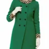 Celebrity Inspired Green Coat