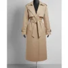 Celebrity Style Beige Trench Coat