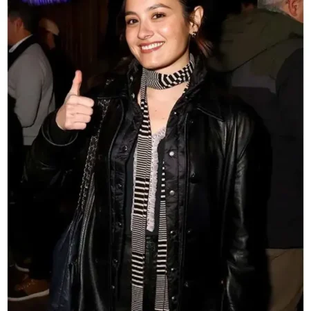 Chase Sui 2026 Black Leather Jacket